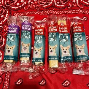 Bacon And Chicken Flavored Grain Free Filled Dog Bones